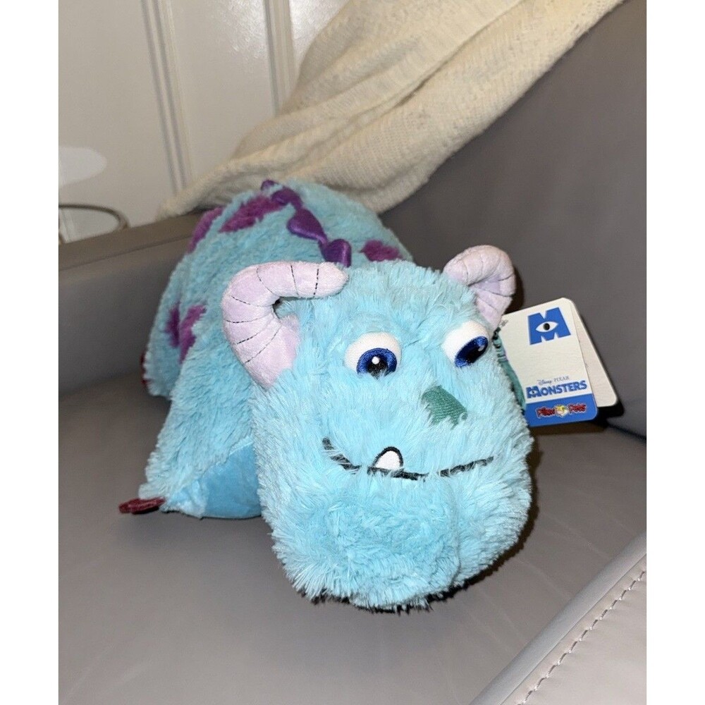 Disney Parks Sully Pillow Pet Plush 24" Monster Stuffed Animal NWT